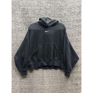 Nike Charcoal Black Phoenix Oversized Hoodie